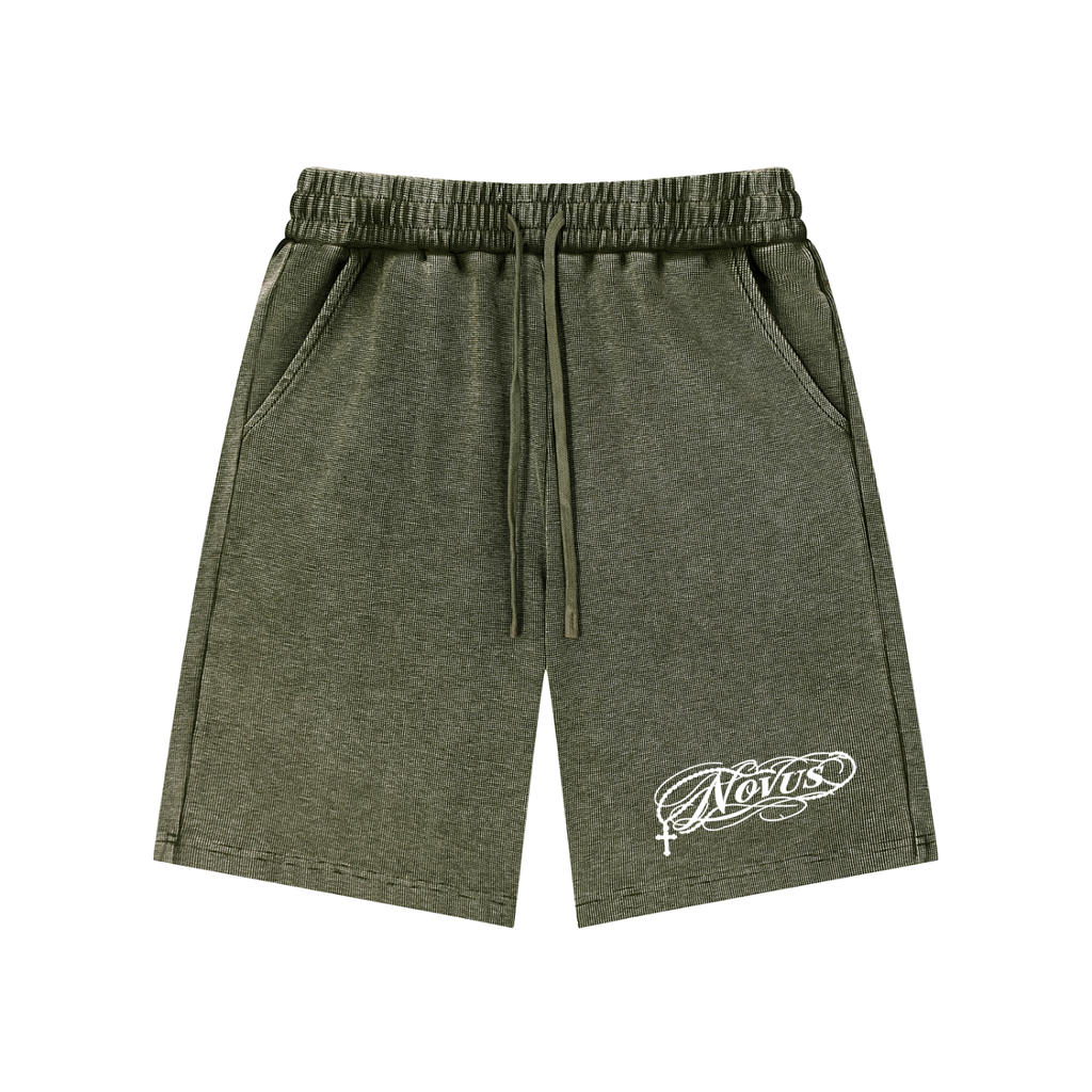 Novus Mineral Wash Waffle Knit Shorts