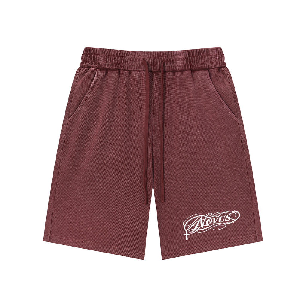 Novus Mineral Wash Waffle Knit Shorts