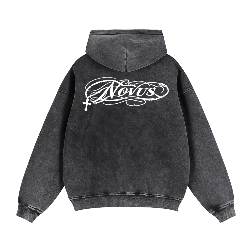 Novus Zip-Through Boxy Fleece Hoodie