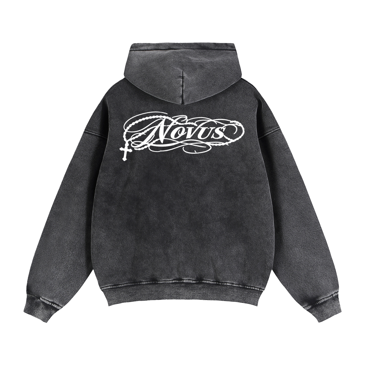 Novus Zip-Through Boxy Fleece Hoodie