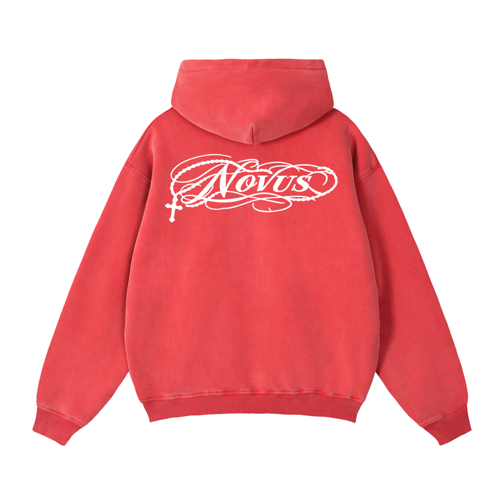 Novus Zip-Through Boxy Fleece Hoodie