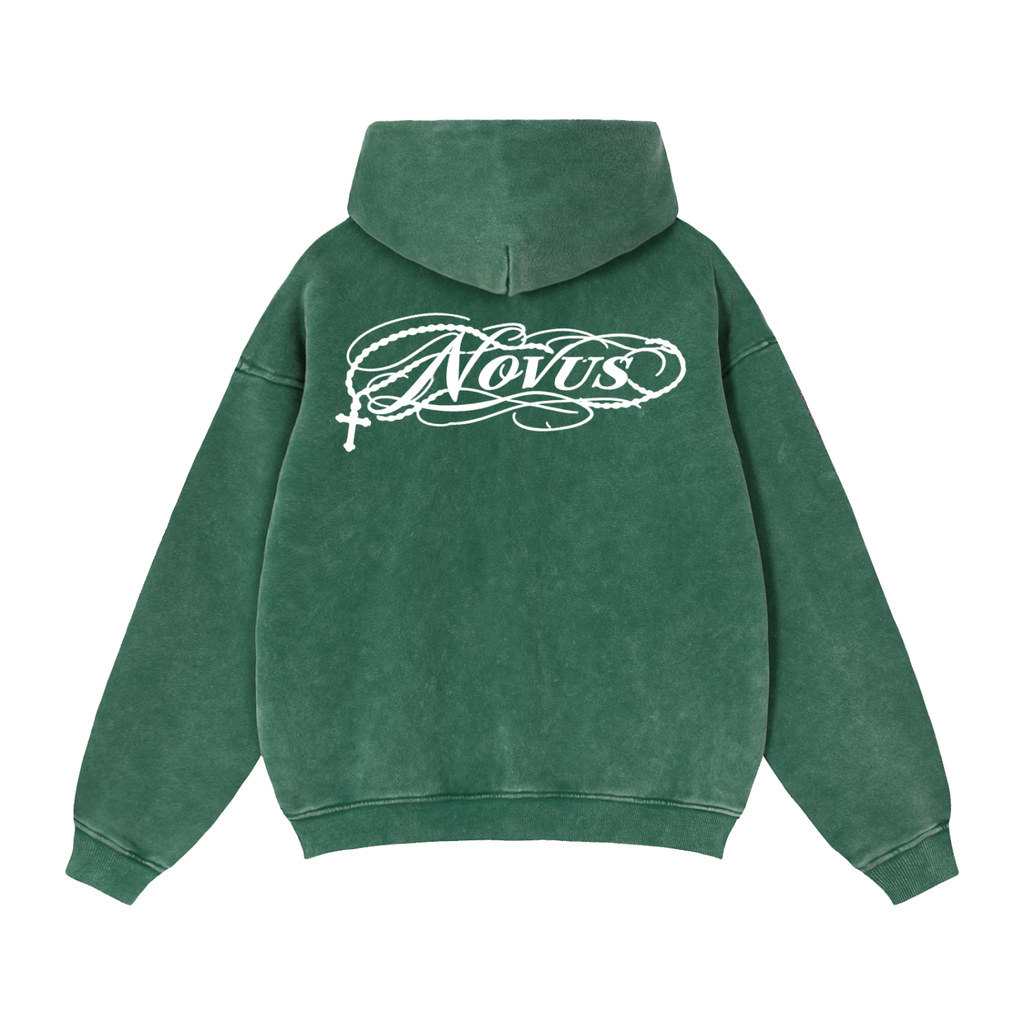 Novus Zip-Through Boxy Fleece Hoodie