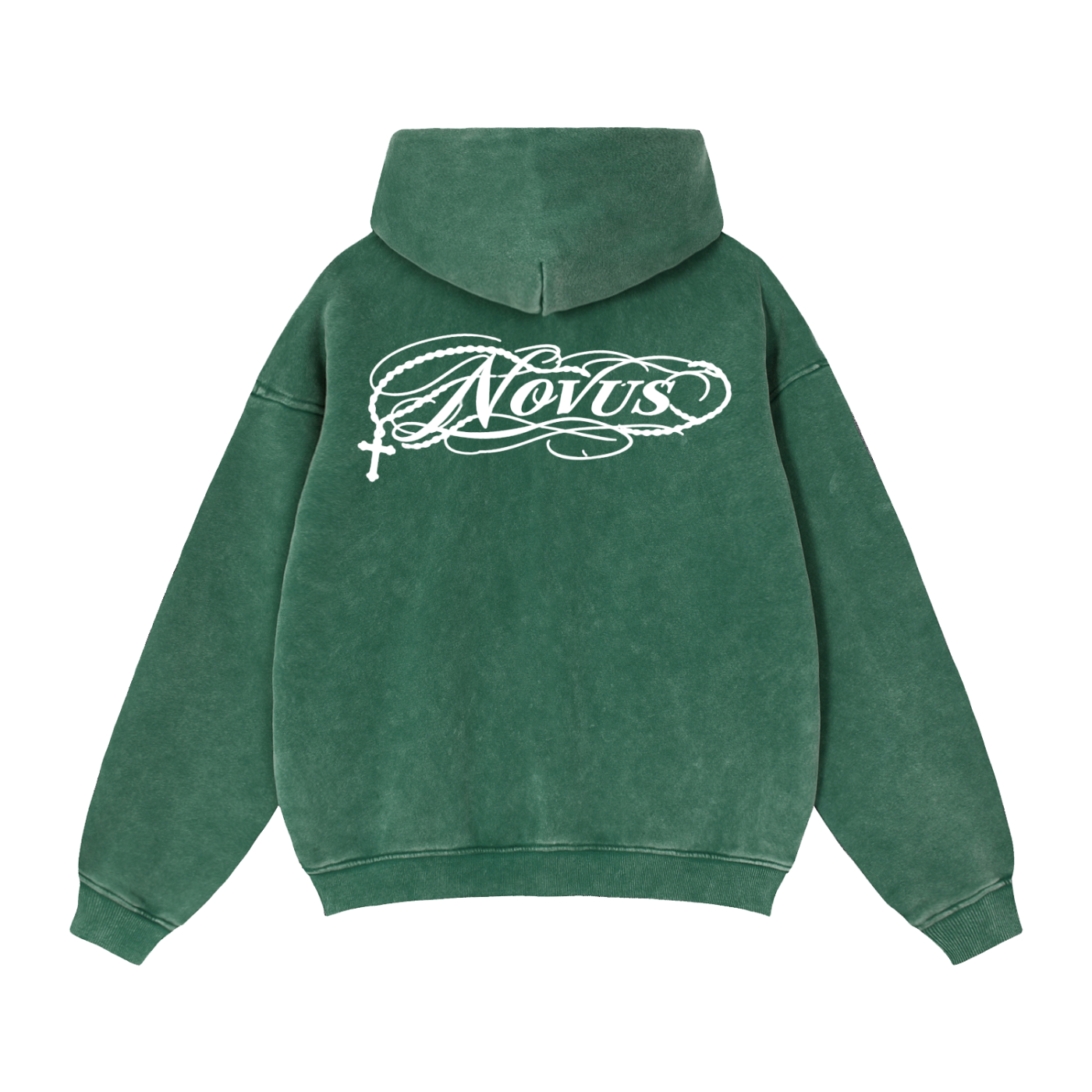 Novus Zip-Through Boxy Fleece Hoodie